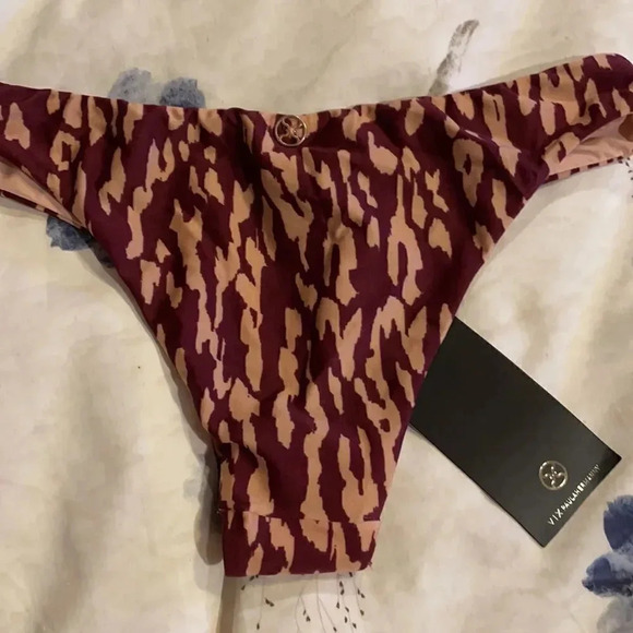 Vix Brasil Swim Bottoms Animal Print NWT Designer Luxury Stunning - Picture 7 of 7